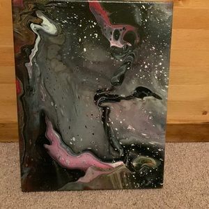 11 x 14 acrylic pour paint